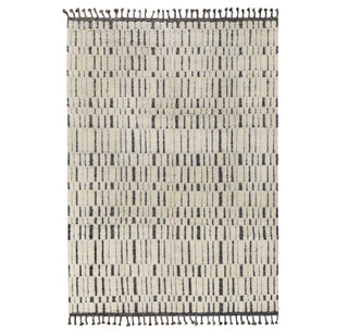 Bohemian Style Ivory Wool Moroccan Beni Ourain Handmade Rug For Bedroom