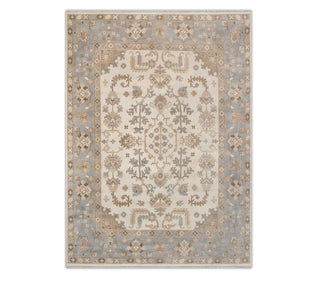 10x14 Ivory Persian Floral Style Handmade Premium Plush Feel Wool Rug