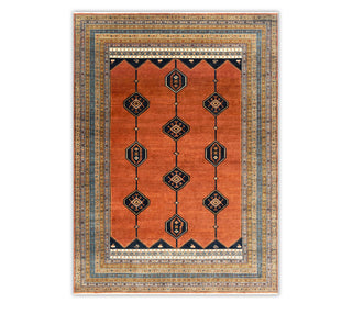 Classic Rust Coral High Quality Persian Style Rug