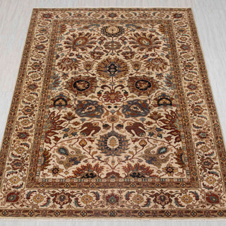 Ashford 6x9 Classic Persian Floral Ivory High KPSI Rug