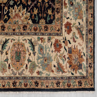 Armon 10x14 Hand Knotted Persian Floral Motifs Wool Rug