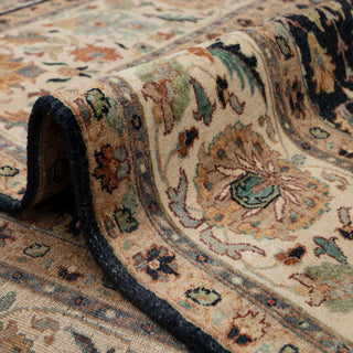 Armon 10x14 Hand Knotted Persian Floral Motifs Wool Rug