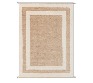 Katelyn 9x12 Neutral Beige Thick Pile Wool Rug