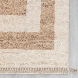 Katelyn 9x12 Neutral Beige Thick Pile Wool Rug