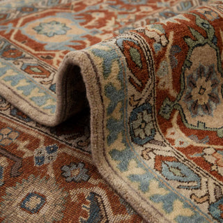 Anwar 9x12 Traditional Persian Mina Khani Motifs Wool Rug