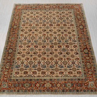 Anwar 9x12 Traditional Persian Mina Khani Motifs Wool Rug