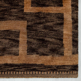 Hathaway 8x10 Hand Knotted Geometric Maze Thick Wool Rug