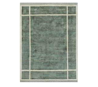 Shylock 8x10 Modern Geometric Thick Wool Rug