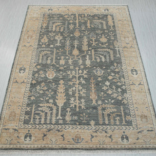 Brennan 10x14 Oushak Style Tree of Life Wool Rug
