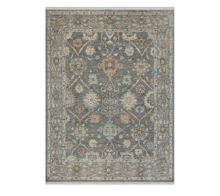 Adeel 8x10 Gray Traditional Oriental Style Wool Rug