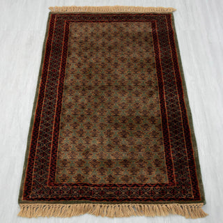 Herati 2'6x4 Hand Knotted Persian Runner Rug