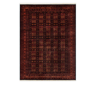 Herati 9x12 Hand Knotted Traditional Bokhara Silky Feel Wool Rug