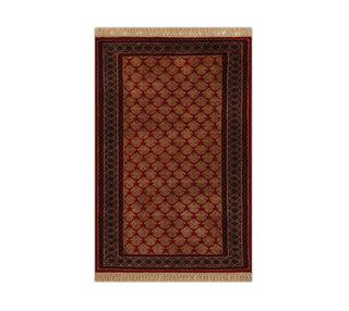 Herati 2'6x4 Red Traditional Persian Wool Rug