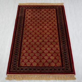 Herati 2'6x4 Red Traditional Persian Wool Rug