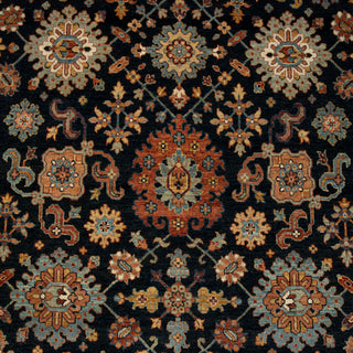 Patterson 8x10 Hand Knotted Persian Floral Motifs Wool Rug