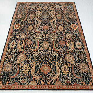 Shahbagh 9x12 Noor Garden Traditional Bird & Floral Area Rug