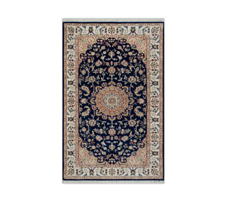 Nain 3x5 Fine Hand Knotted Persian Medallion Rug