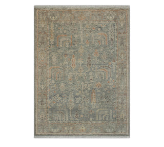 Morris 8x10 Distressed Muted Tones Cypress Tree Wool Rug