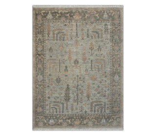 Santer 8x10 Distressed Look Cypress Tree Wool Rug