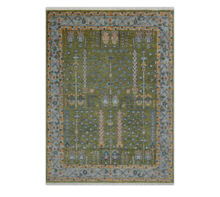 Tree Of Life 8x10 Hand Knotted Garden View Wool Rug