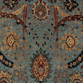 Samad 8x10 Hand Knotted Persian Kerman Sickle Rug