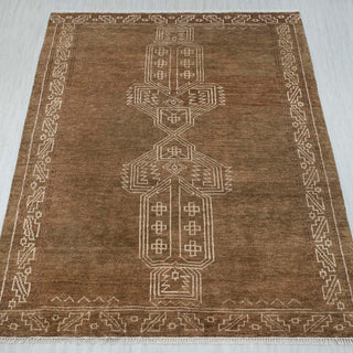 Dallas 8x10 Rich Brown Hand Knotted Woolen Rug