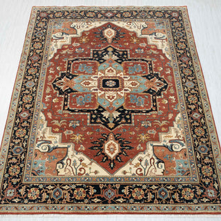 Siadat 9x12 Super Fine Knotted Persian Heriz Serapi Rug