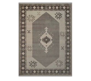Martin 9x12 Distressed Tribal Look Hand Knotted Rug