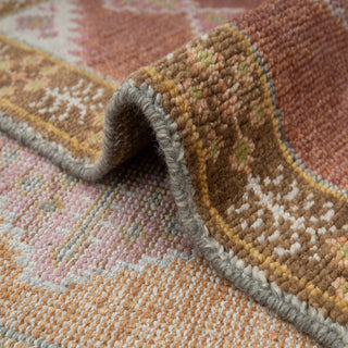 Rylee Hand Knotted Persian Medallion Plush Feel Wool Runner Rug