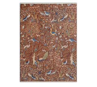9x12 Peacock Garden Hand Knotted Woolen Rug