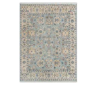 Rebello 8x10 Floral Hand Knotted Woolen Area Rug