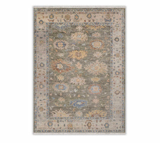 Maylee 9x12 Floral Turkish Woolen Rug