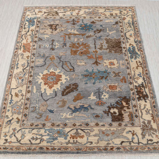 Kate 9x12 Gray Hand Knotted Modern Oushak Woolen Rug