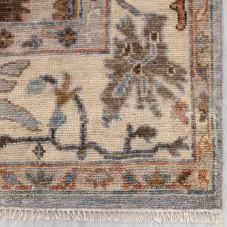 Kate 9x12 Gray Hand Knotted Modern Oushak Woolen Rug