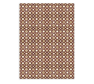 Geometric hand-knotted rug in terracotta brown & beige with interlocking diamond pattern. Brown natural fiber abaca rug, Custom abaca rugs