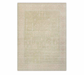 Green wool Muted Look Tree Of Life Design Premium Wool Hand Knotted Turkish Inspired Rug