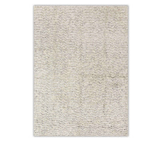 Grey Ivory Zig zag Pattern Design Rug Beni Ourain Berber Shag Boho Hand Knotted Wool Rug