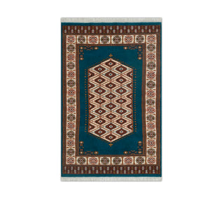Sapphire 3x5 Hand Knotted Tribal Oriental Woolen Rug