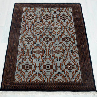 Samarqand 5x7 Tribal Bokhara Pure Wool Area Rug