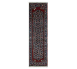 Haillie 2.6x10 Persian Bokhara Runner / Hallway Rug