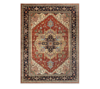 Hadera 12x18 Oversize Hand Knotted Persian Serapi Wool Rug