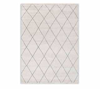 Ivory Cream Beni Ourain Style Plush Moroccan Soft Wool Thick Handmade Rug