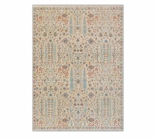 Ivory Wool Cypress Tree Of Life Fine Hand Knotted Weave Modern designer living room Rug