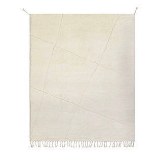 Ivory_White_Heavy_Dense_Soft_Hand_Knotted_Wool_Shag_Berber_Beni_Ourain_Rug_.Customize_in_Any_Size