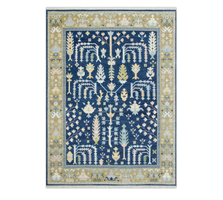 Nilofer Persian Garden Inspired Modern Oushak Rug