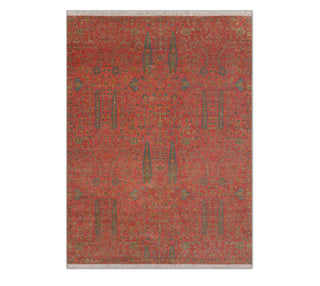 Murphy 6x9 Coral Red Persian Garden Inspired Rug