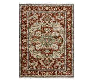 8x10 Persian Hand Knotted Red Wool Area Rug