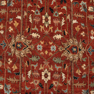Ramin - 8x10 Traditional Persian Tabriz Red Wool Super Fine Weave Rug
