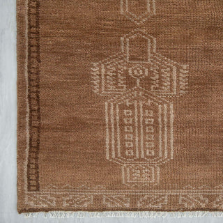 Hannah - Brown Earth Tone Wool Runner Rug Staircase / Hallway Rug