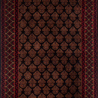 Herati - Black Tribal Senneh Fine Weave Silky Feel Runner Rug